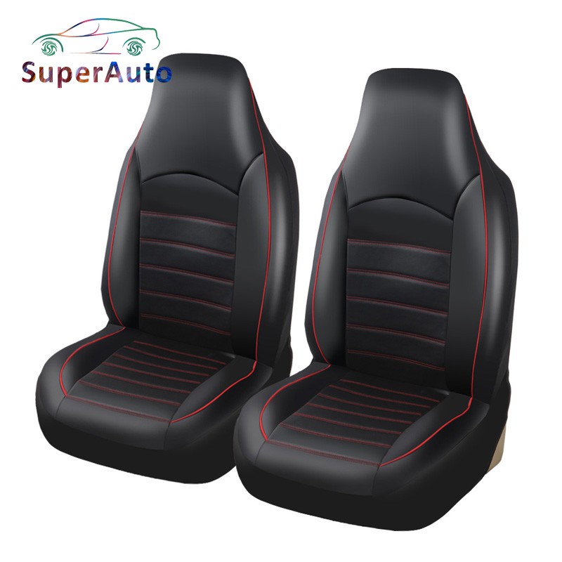SuperAuto Car Seat Covers Fit For Toyota Wigo Hyundai Eon Leather
