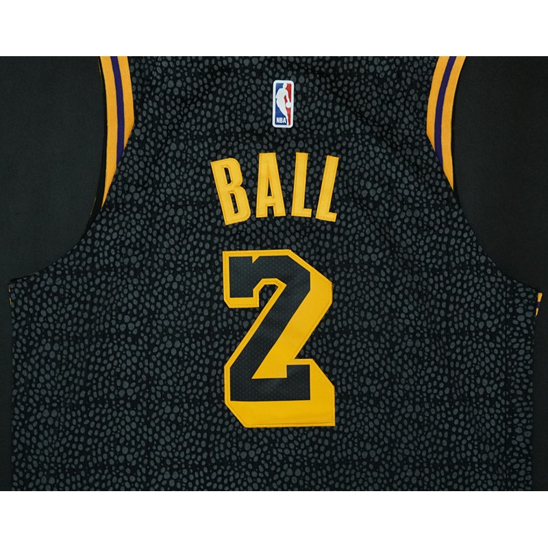 black lonzo ball jersey