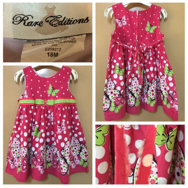 rare editions pink dress