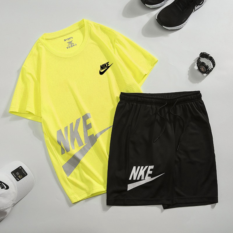 nike 2 piece short set men's