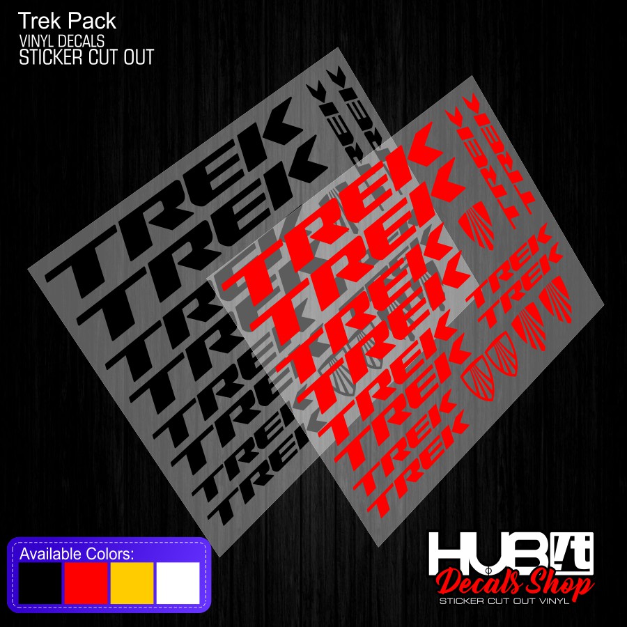 trek bike frame decals