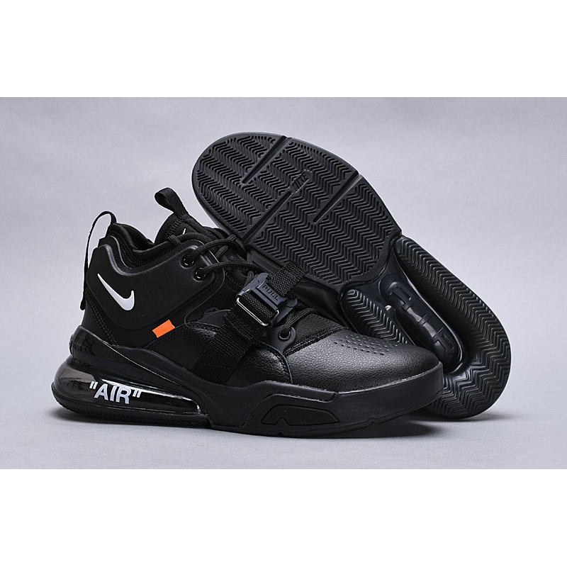 nike 270 black leather