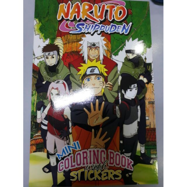 Download Coloring Book With Stickers Naruto Shopee Philippines