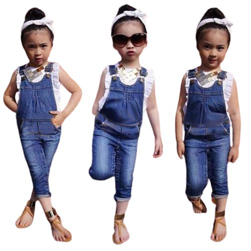 denim overall dress kids