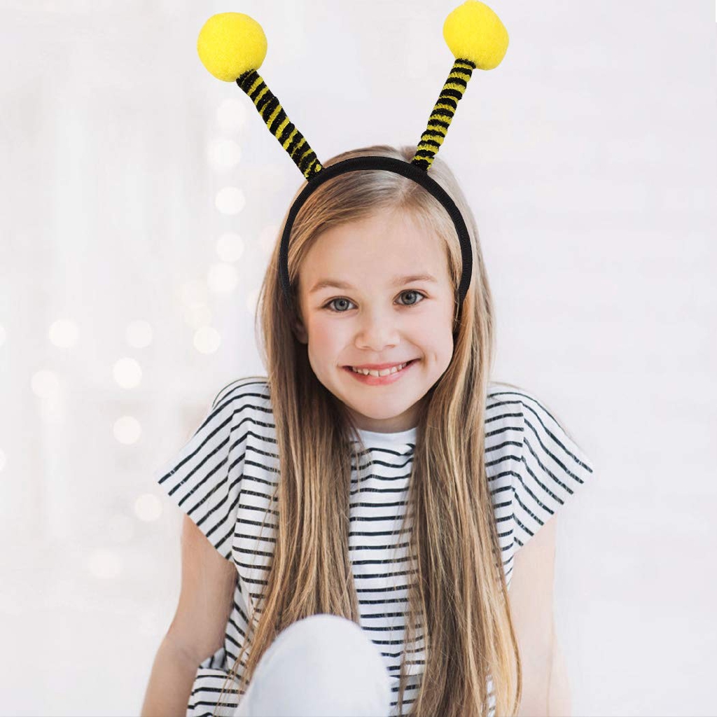 Trounistro 10 Pack Bee Tentacle Headbands Bee Hair Bands Hair Hoop for Women Girls Halloween Christmas Party Supplies 