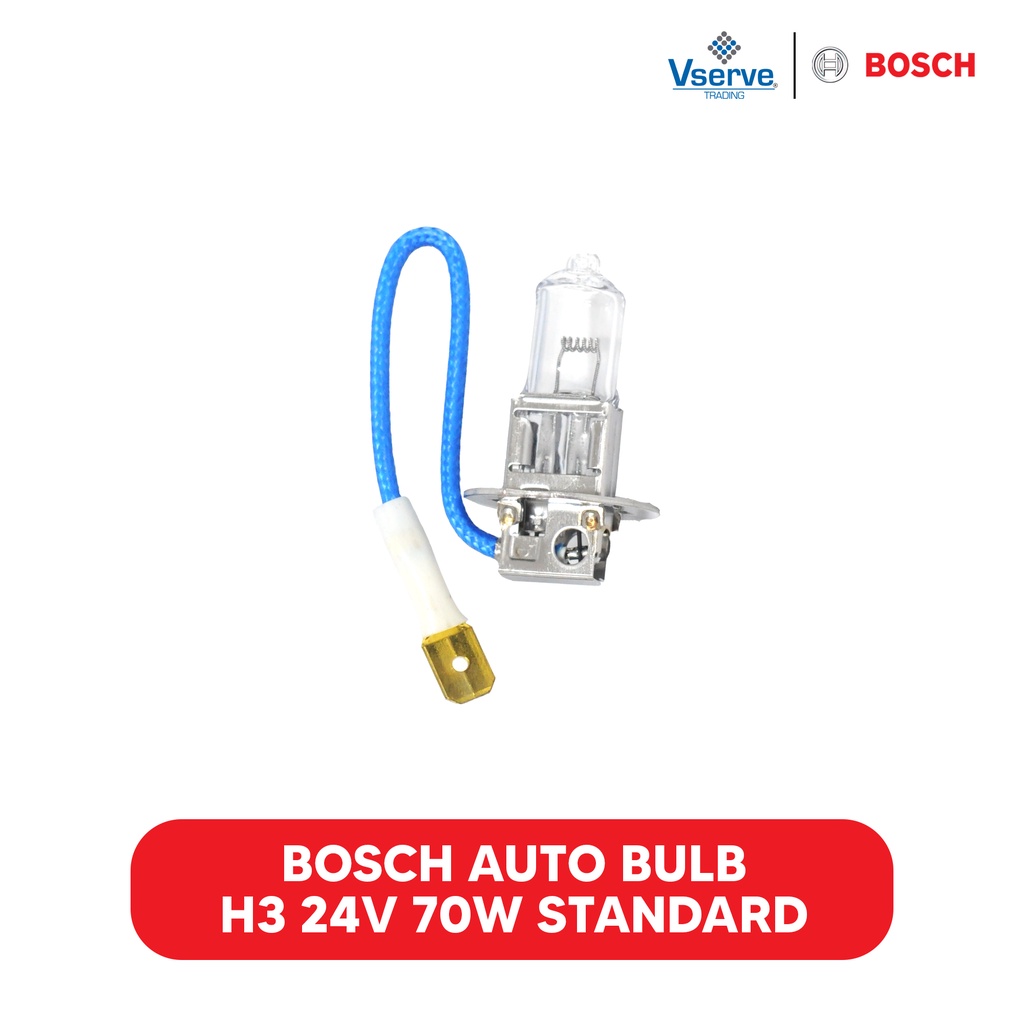 BOSCH AUTO BULB H3 24V 70W STANDARD BULB TRUCK LIGHT Shopee Philippines