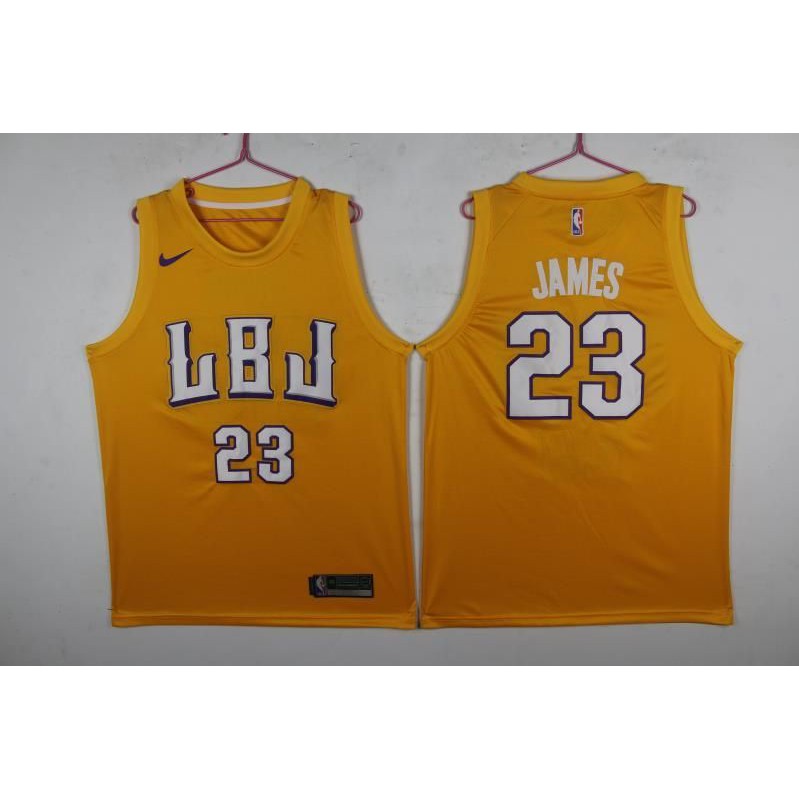 lebron yellow jersey
