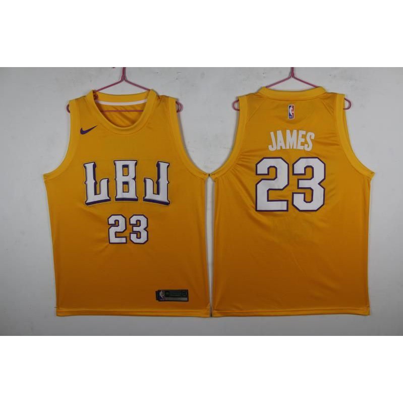 lebron yellow jersey