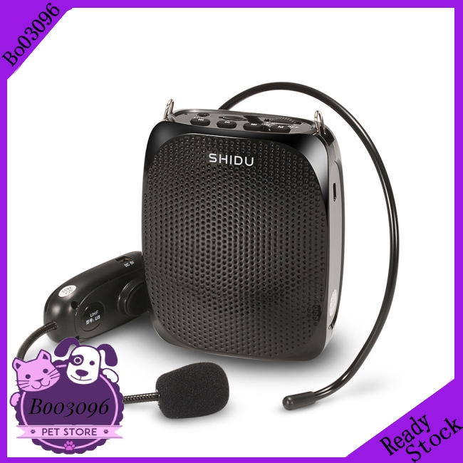 portable amplifier with wireless microphone