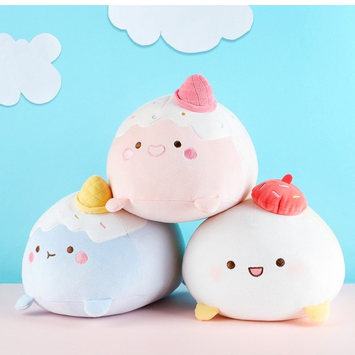 Miniso Delightful Food Series - Strawberry/Cotton Candy/Cream Plush