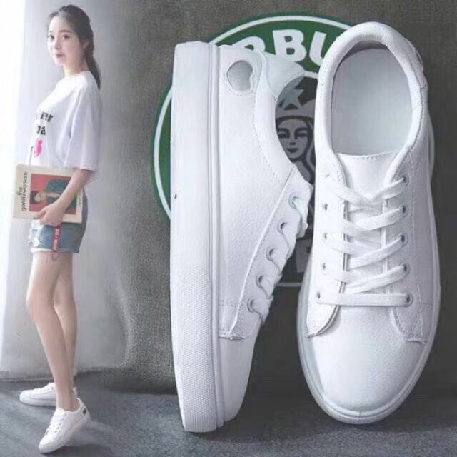 white rubber shoes fashion