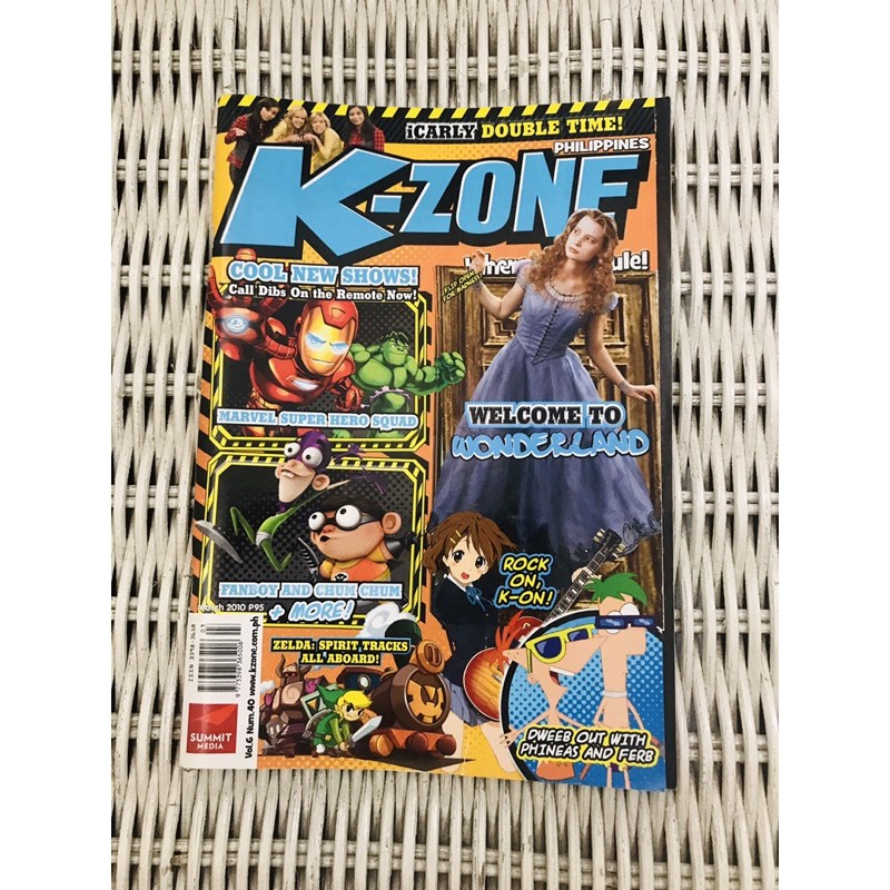 Pre Loved K Zone Magazine March 10 Vol 6 No 40 Issue Phineas And Ferb Cover Shopee Philippines