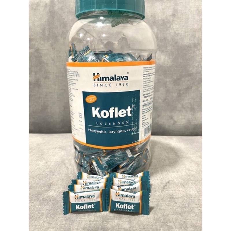 Himalaya Koflet candy relieves cough, sore throat, helping to soak the