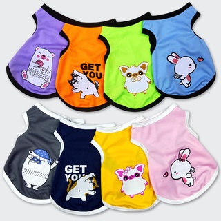 New Summer Style Pet Clothes Teddy Pomeranian Kitten Breathable Dog Vest Small Medium-Sized Clothing Supplies