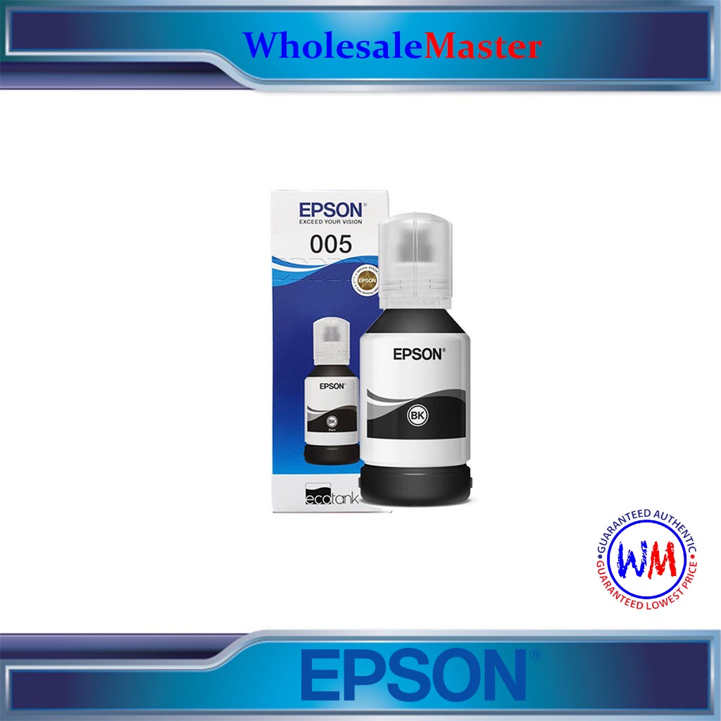 Epson 005 High Capacity Black Ink Bottle 120ml C13T03Q100 for M1100 M1120 M2140 Shopee Philippines