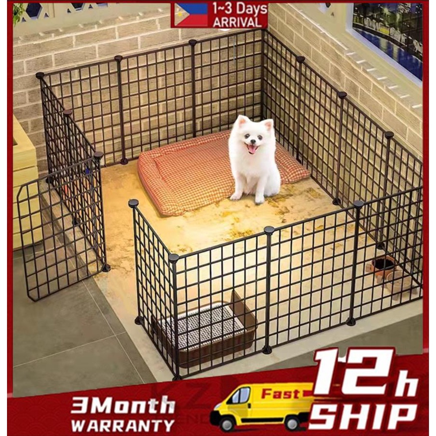 Dog Cage Stackable Pet Fence 35*35CM Cat Rabbit Fence Pet Cage DIY Pet ...