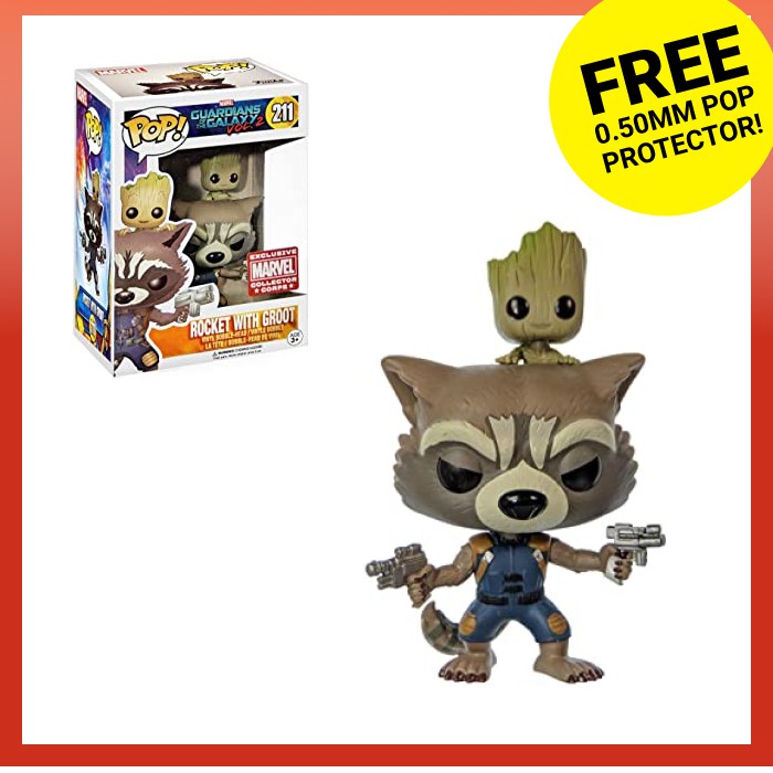 rocket with groot pop 211