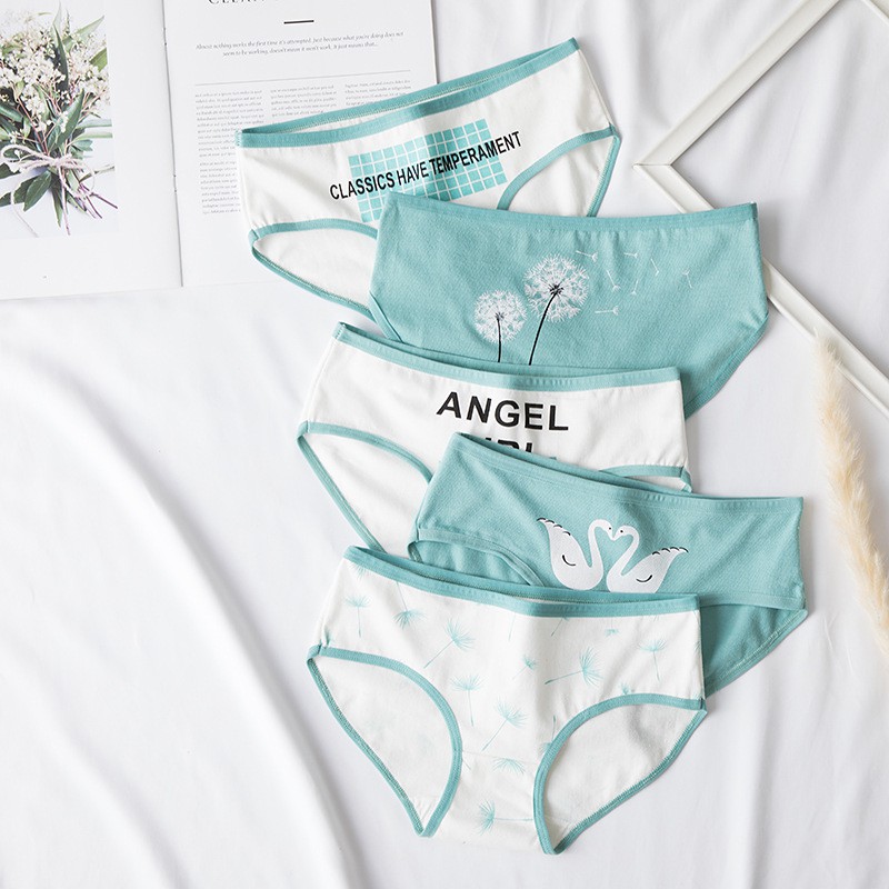 green ladies underwear