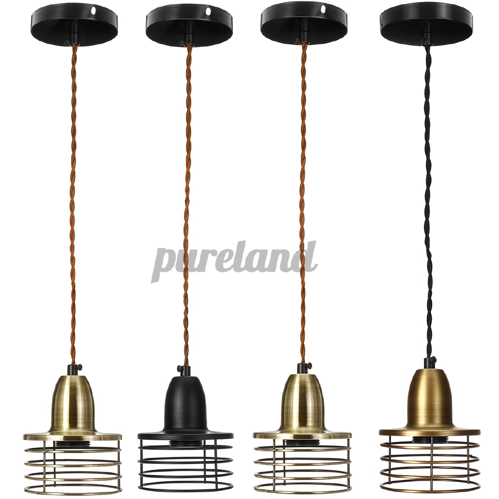 cage ceiling pendant light