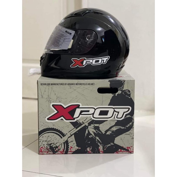Xpot Full Face Helmet Black Shopee Philippines