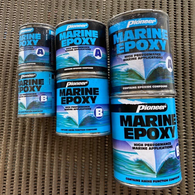 Pioneer Epoxy All Purpose Structural Adhesive A and B & Pioneer Marine