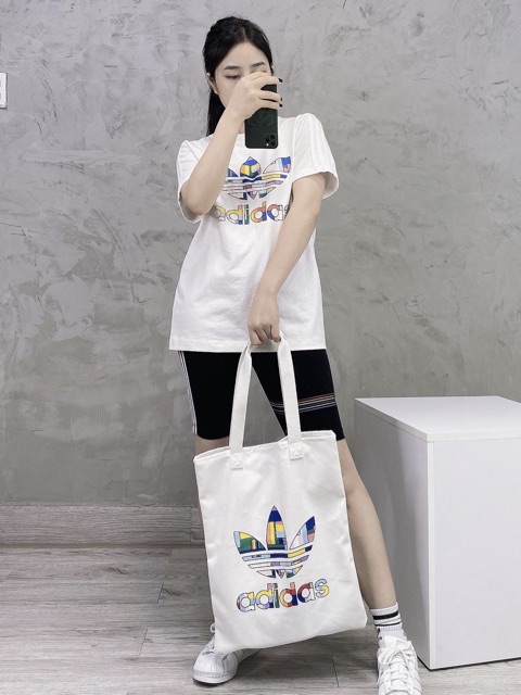 adidas trefoil shopper