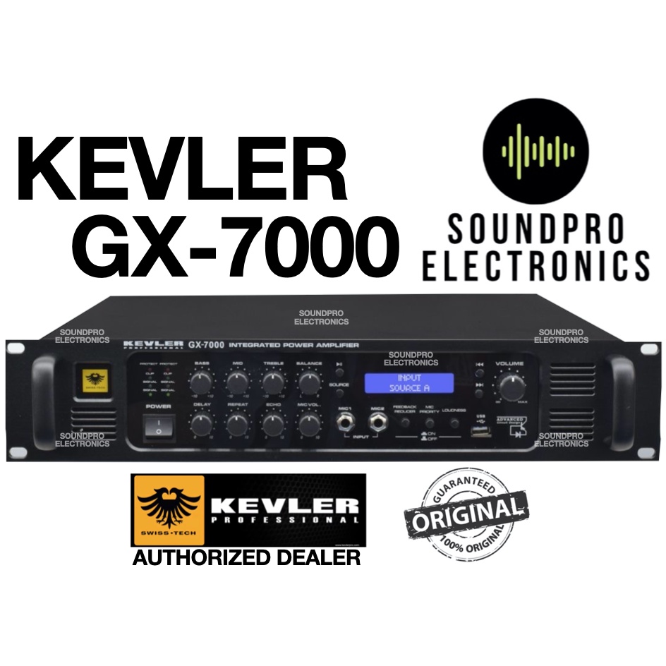 ORIGINAL Kevler GX7000 1500W x 2 High Power Integrated Amplifier(NEW