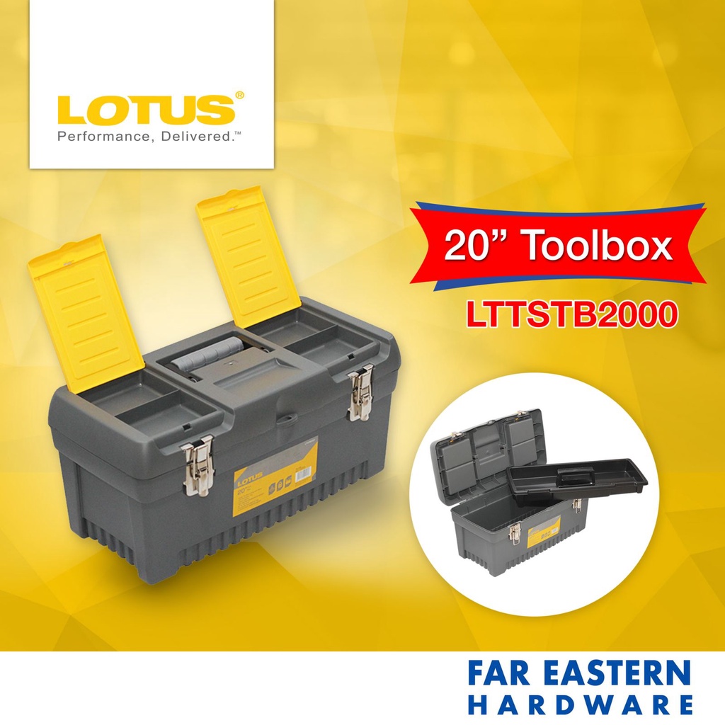 Lotus Toolbox 20" LTTSTB2000 Tool Box Shopee Philippines