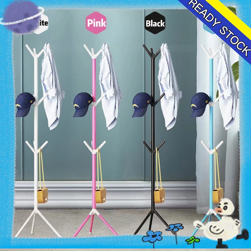 COD 9 Hooks Bag Organizer Rack Multi-Hook Metal Coat Hat Rack Tree ...