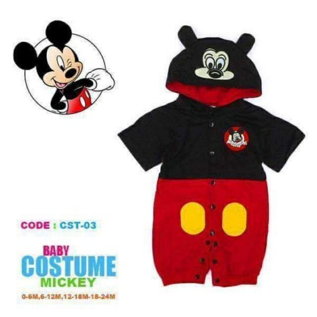 Mickey Mouse baby costume overall | Shopee Philippines