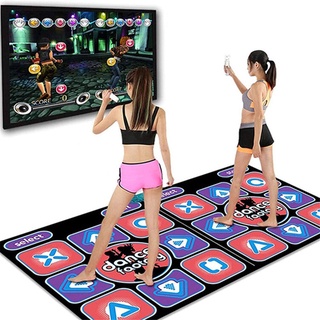 Double Dancing Mat Wireless TV with 2 Game Controller Dancing Pads with Remote Controller Sense Game