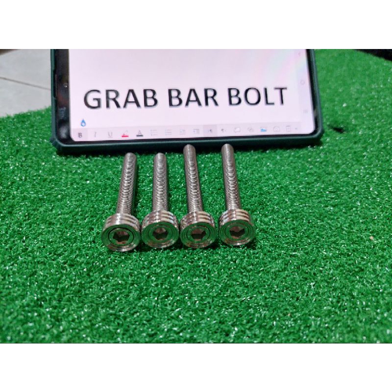 CNC grab bar bolt WAVE125S (XRM PUPUTULAN PA) SET AS SOLD (4PCS