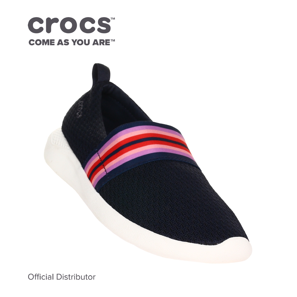 crocs mesh slip on shoe