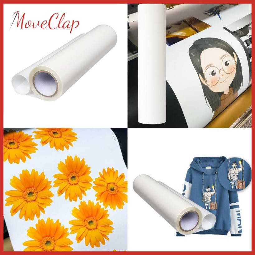 Moveclap Printable Vinyl Sticker Paper Waterproof Decal Paper For Inkjet Printer Shopee