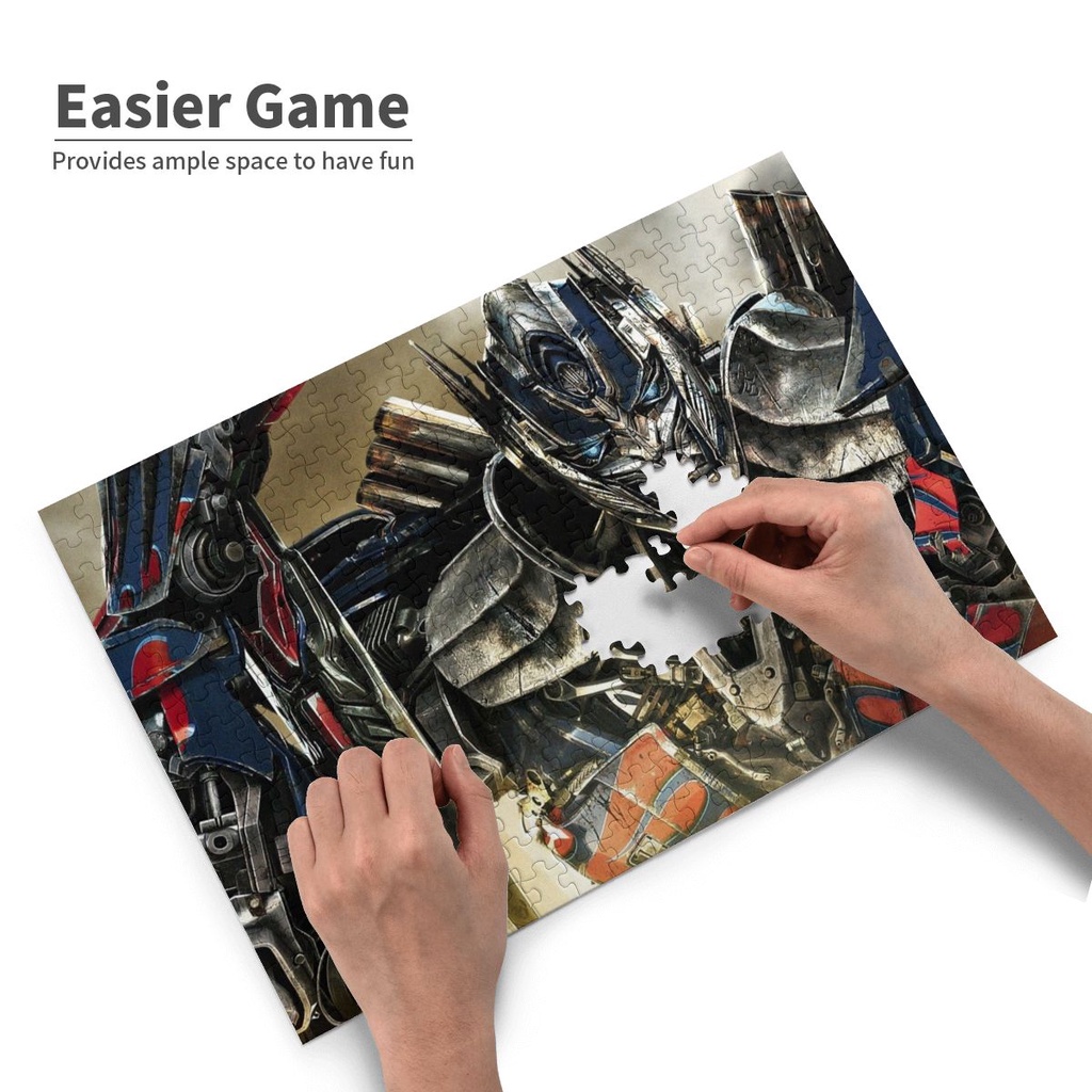 Transformers Optimus Prime Soft Edge Wooden Jigsaw Matching Puzzles For