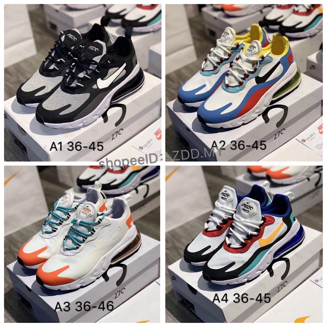 nike 270 react all colors