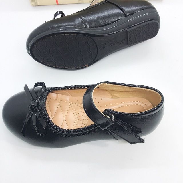 Girls fashion black school shoes kids shoes | Shopee Philippines