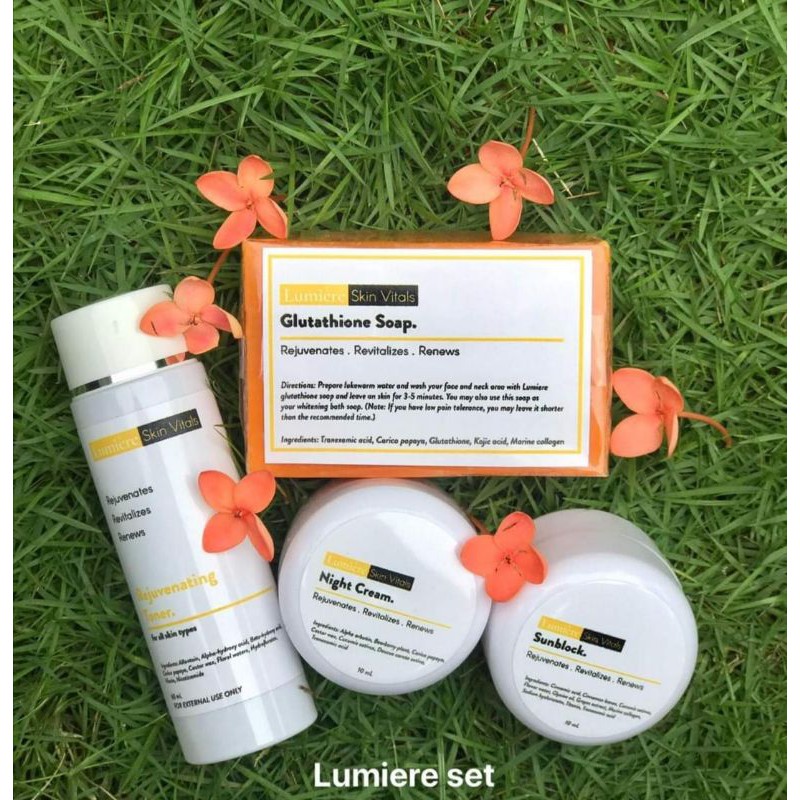 Lumiere Skin Vitals by Jen facial set | Shopee Philippines