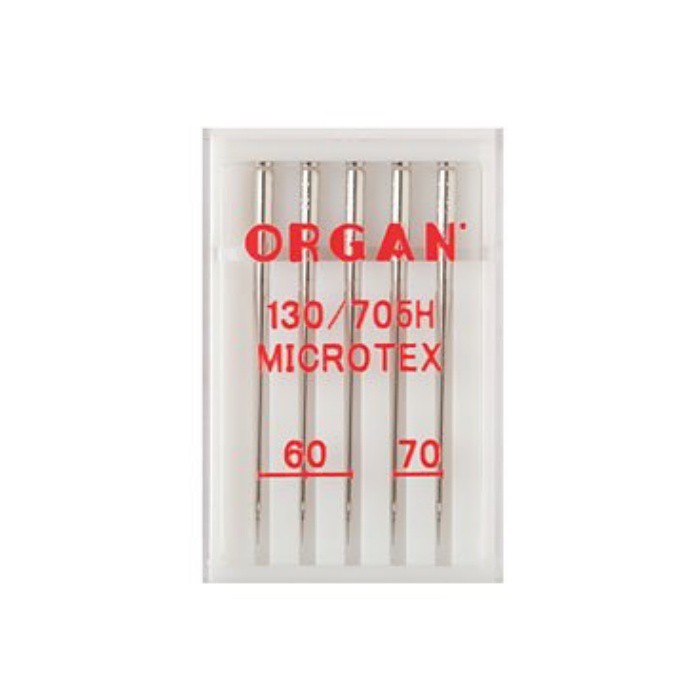 Organ Needles Microtex Smooth Chiffon Silk Satin Sewing Needles