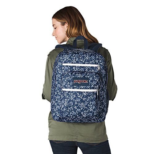 jansport navy field floral backpack