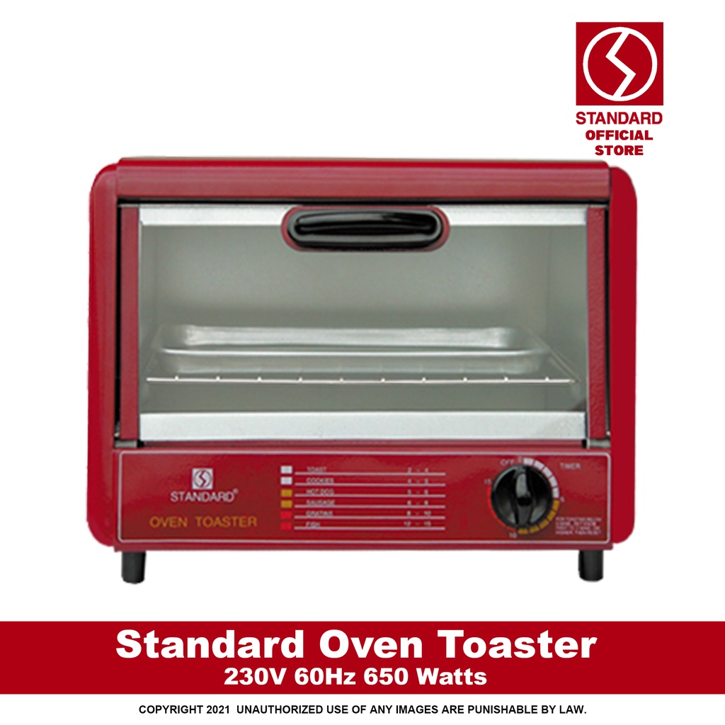 Standard Oven Toaster SOT602 Red 600 watts Shopee Philippines