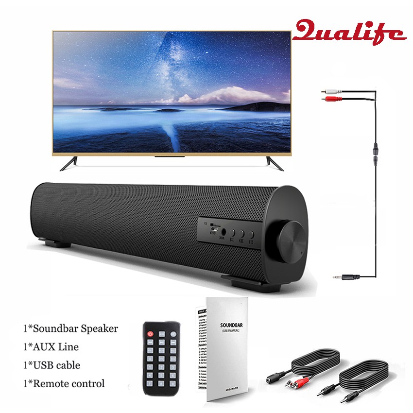 soundbar with wired subwoofer