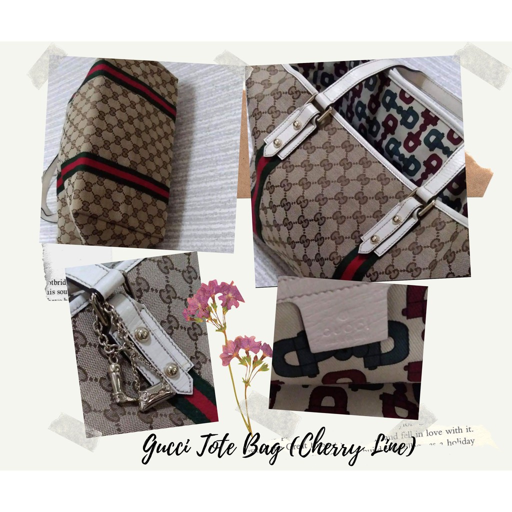 GUCCI TOTE BAG (CHERRY LINE) | Shopee Philippines