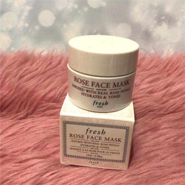 fresh rose face mask