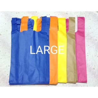 50 Pcs Eco Sando Bag 5 Size Plain reusable shopping hand bag Non-woven ...