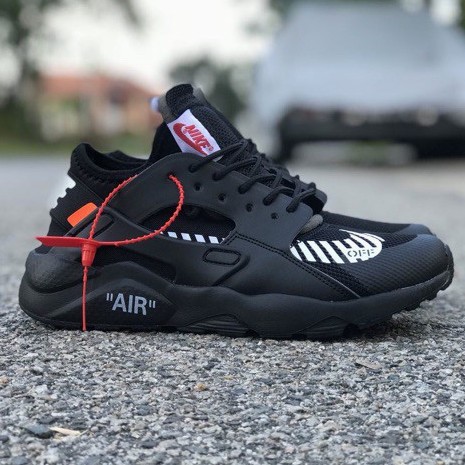 huarache off white black