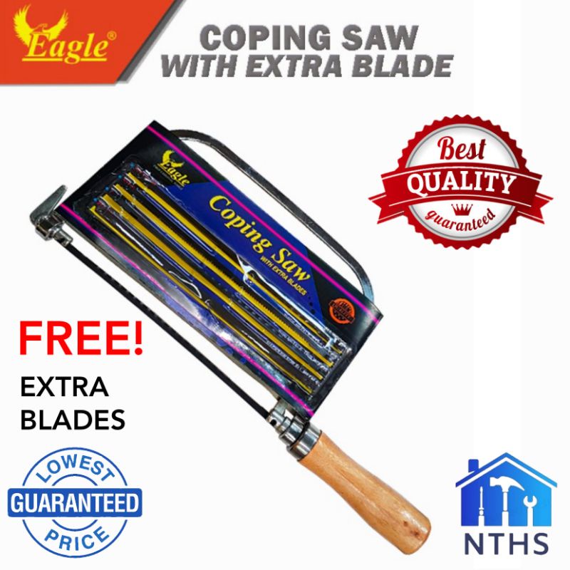 QUALITY Coping Saw with FREE Blades