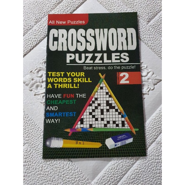 CROSSWORD Puzzles book 2 Shopee Philippines