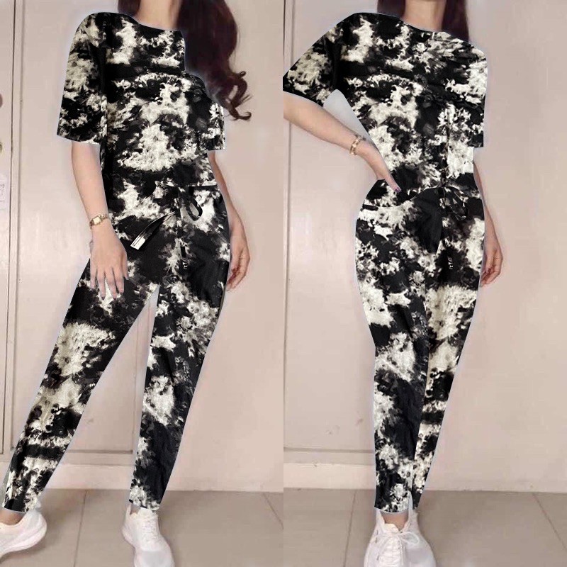 Korean new style terno blouse with pants | Shopee Philippines