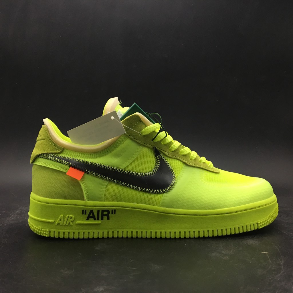 air force 1 off white green